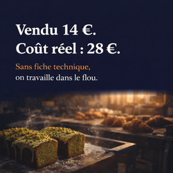 Fiche technique recette et pilotage mensuel en boulangerie Fiche technique recette et pilotage mensuel en boulangerie